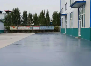 丰满彩色路面喷涂翻新的材料对冬季